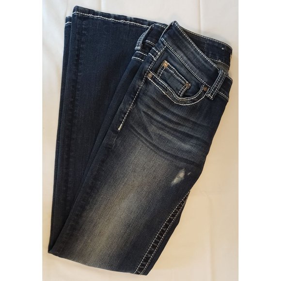 BKE ~ Stella ~ Straight ~ Boot Cut ~ Embroidered Back Pockets ~ Size 24R - Picture 3 of 13